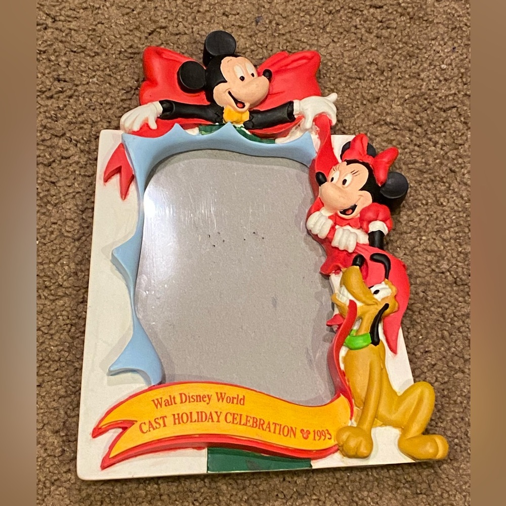 Walt Disney World Cast Holiday Celebration 1993 Picture Frame